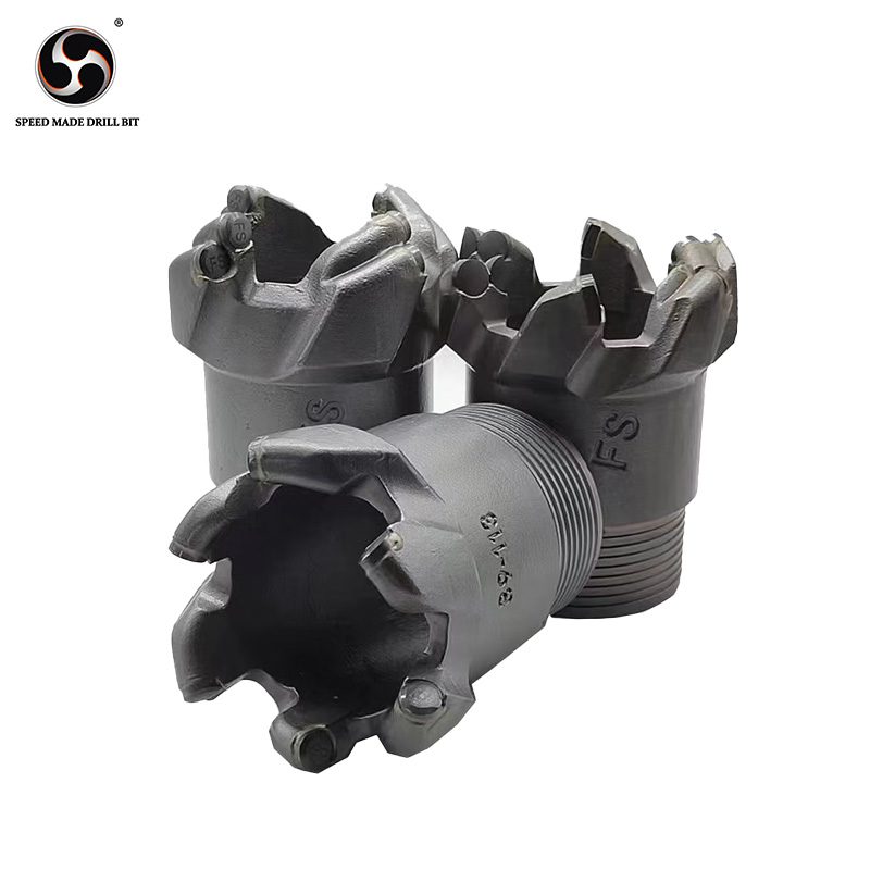 Sharp Rib Drill Shell Rib Spiral PDC Core Drill Bit for Fractured Formations