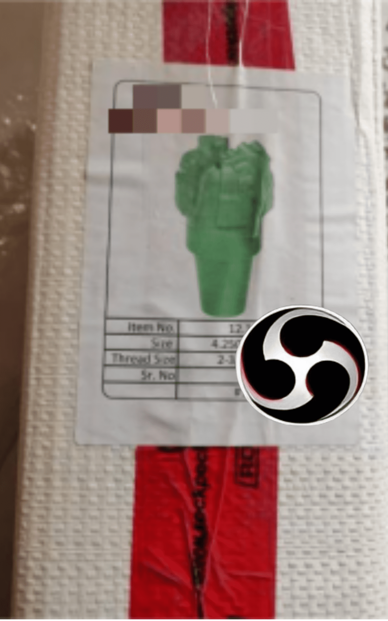FS PDC Four-Wing Arc-Angle Drill Bit sample analysis for reverse engineering and cost optimization